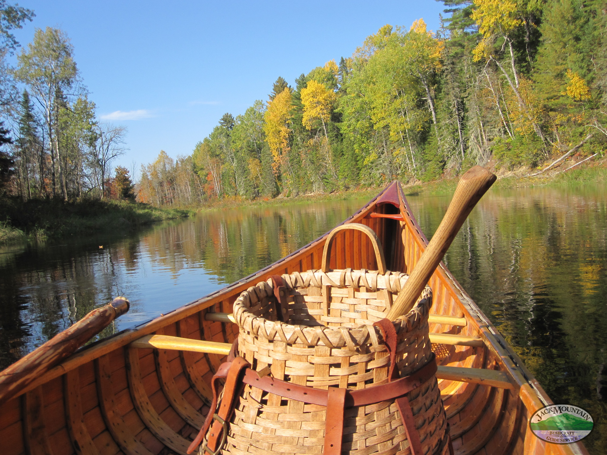 Wood Canoe & Basket SCS